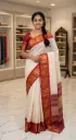 Premium Silk Checked Saree