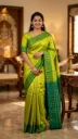Premium Silk Checked Saree